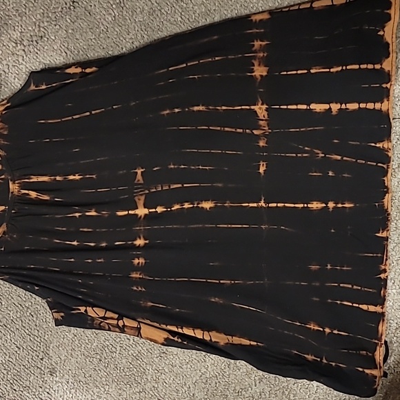 NWOT BOHO Forever 21 Tie Dye Racer Back Tunic Sz L - Picture 2 of 2